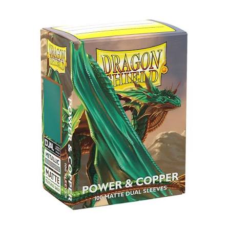 Dragon Shield Sleeves - Dual Matte Power & Copper