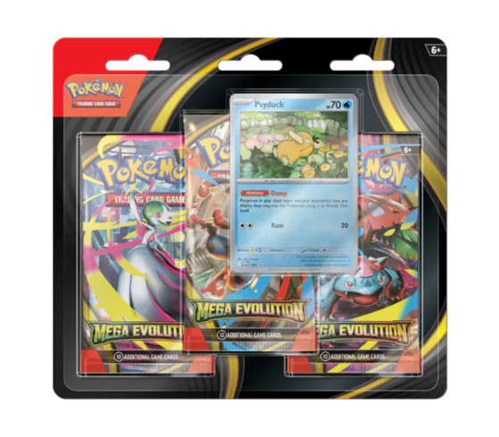Pokemon - Mega Evolution - 3 Pack Blister - Psyduck