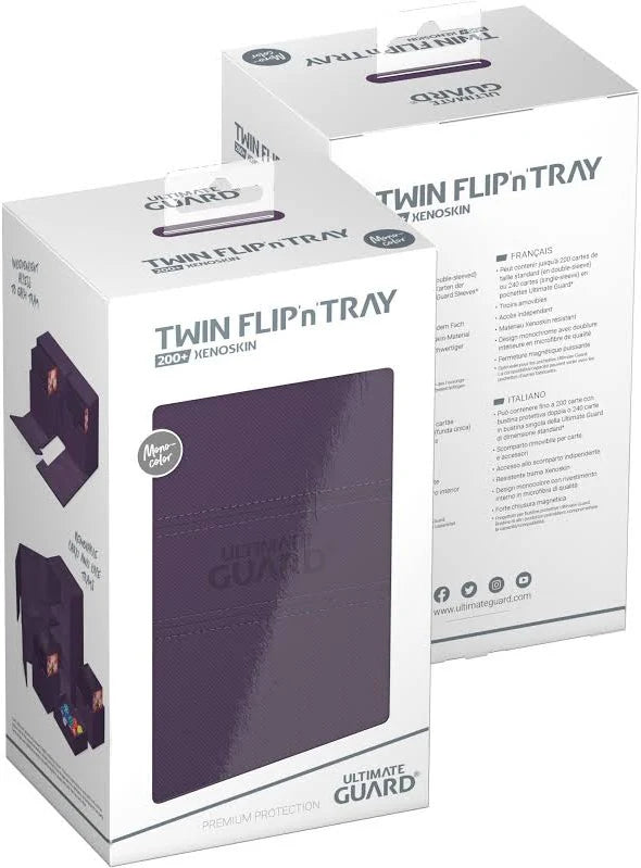 Ultimate Guard - Twin Flip N' Tray - Monocolour Purple