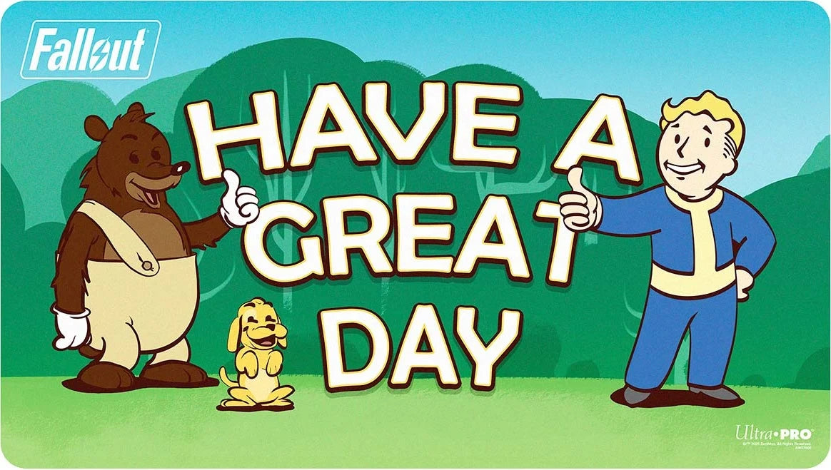 Fallout Playmat - Vault Boy Have a Great Day
