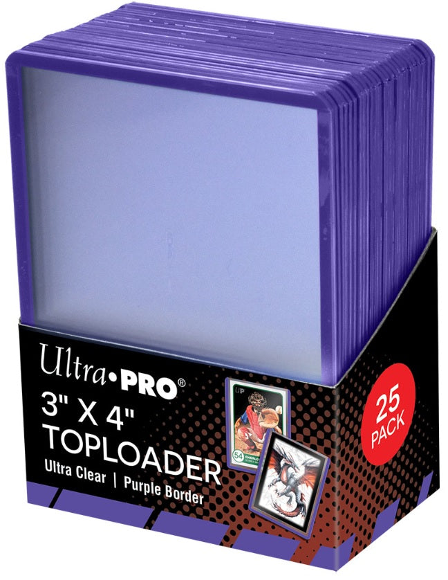 Ultra PRO: 3x4 Toploader 25ct (Purple Border)