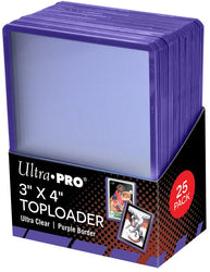 Ultra PRO: 3x4 Toploader 25ct (Purple Border)