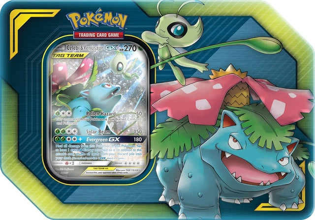 Pokemon - Celebi & Venusaur - TAG TEAM Tin