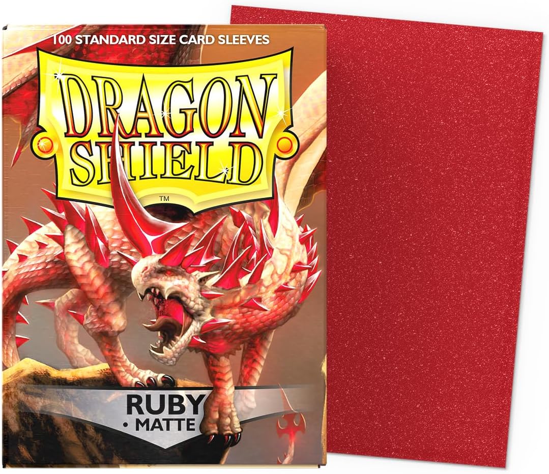 Dragon Shield Sleeves - Matte Ruby (100ct)