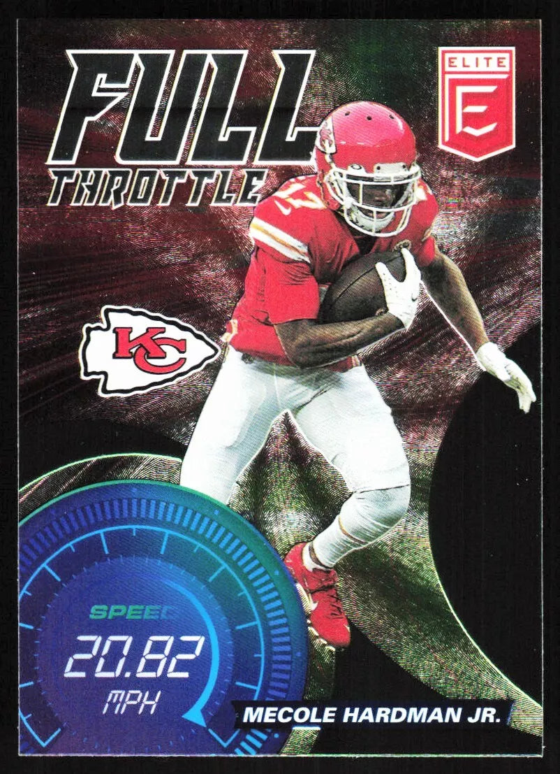 Mecole Hardman Jr. Kansas City Chiefs #FT3 2021 Donruss Elite Full Throttle