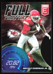 Mecole Hardman Jr. Kansas City Chiefs #FT3 2021 Donruss Elite Full Throttle