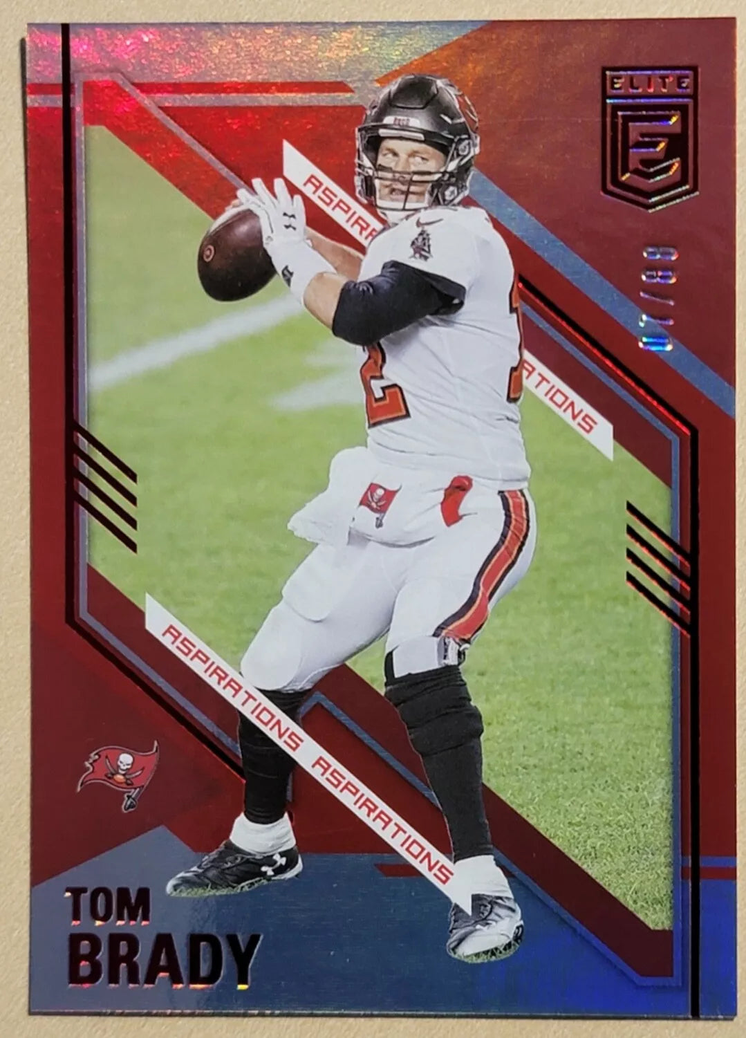 Tom Brady [Red] #7 2021 Panini Donruss Elite