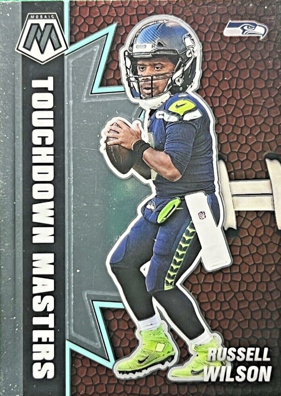 Russell Wilson #TM-13 2021 Panini Mosaic Touchddown Masters