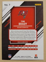 Tom Brady [Red] #7 2021 Panini Donruss Elite