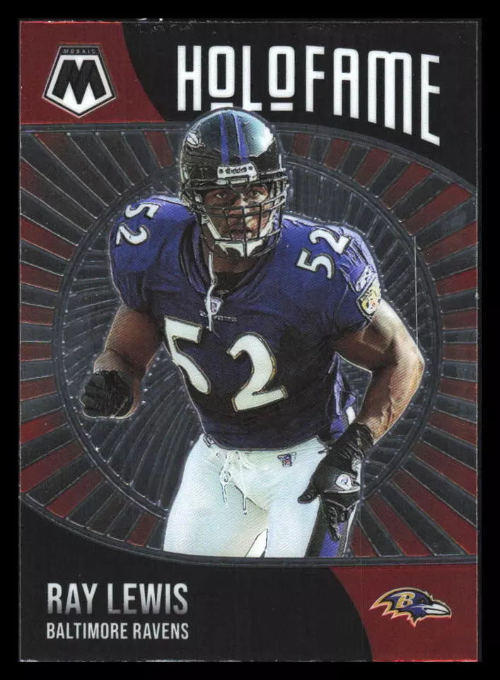 Ray Lewis #1 2021 Panini Mosaic HoloFame