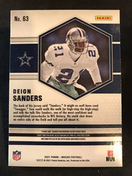 Deion Sanders #63 2021 Panini Mosaic