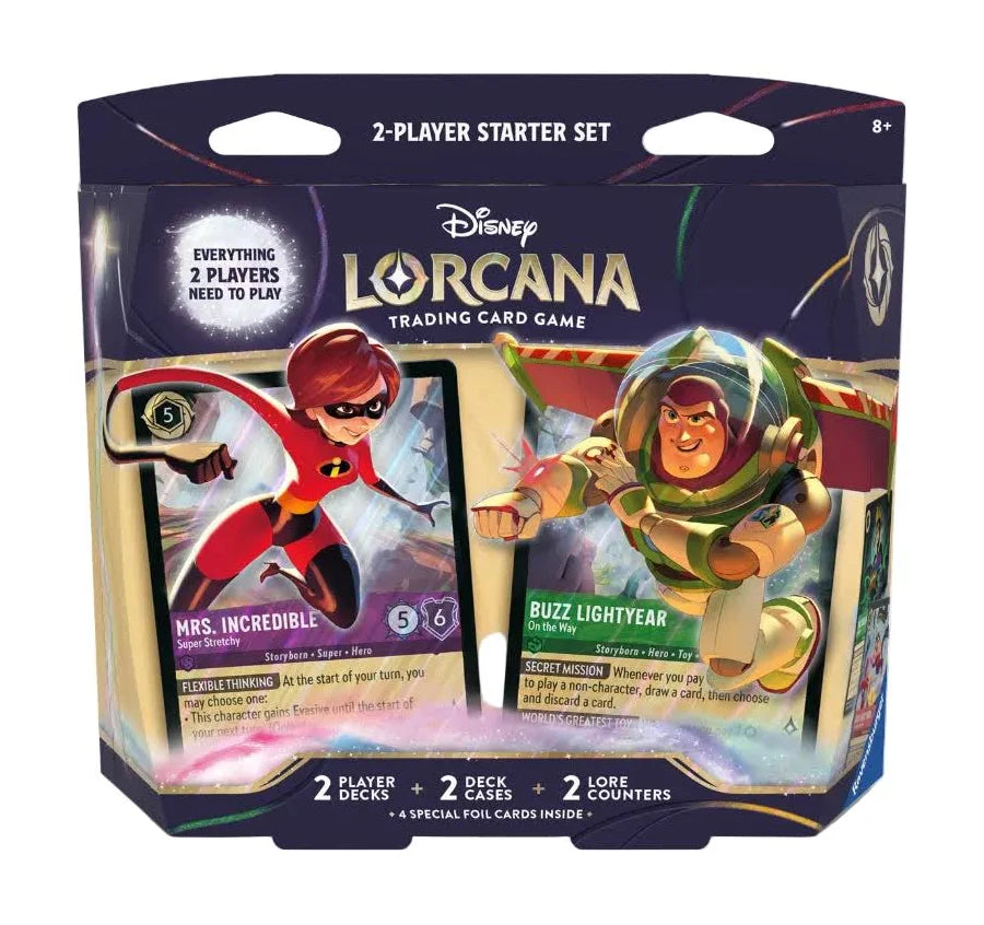 *PRE-ORDER* Disney Lorcana Two-Player Starter Set - Elastigirl & Buzz Lightyear