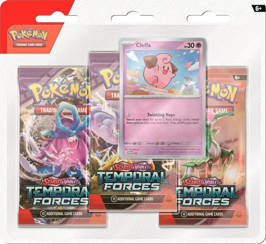 Pokemon - Temporal Forces - 3 Pack Blister - Cleffa