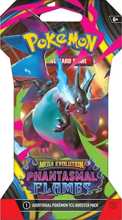 Pokemon - Mega Evolution - Phantasmal Flames - Sleeved Booster Pack | Infinity Cards & Collectibles