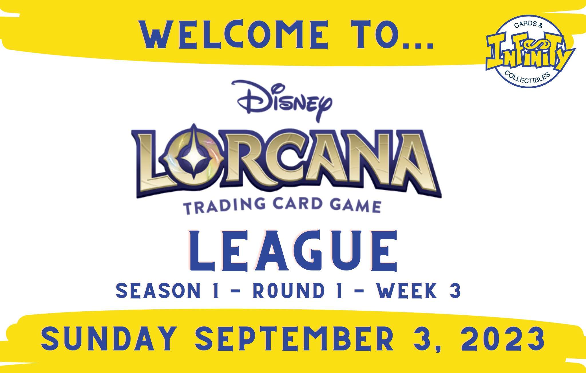 Lorcana League - Season 1 - Round 1 - Week 3 ticket - Sun, Sep 03 2023