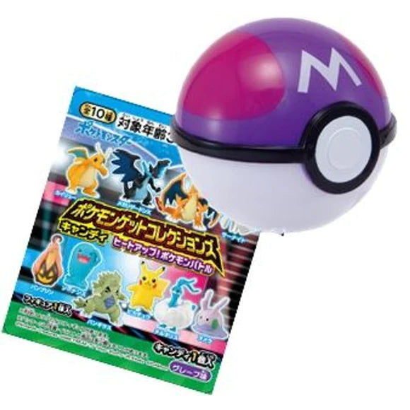 TAKARA Pokemon Get Heat Up Collectable Pokeballs w/Gum