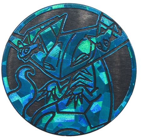 Deoxys Pokemon Collectible Coin (Silver Rainbow Mirror Holofoil)
