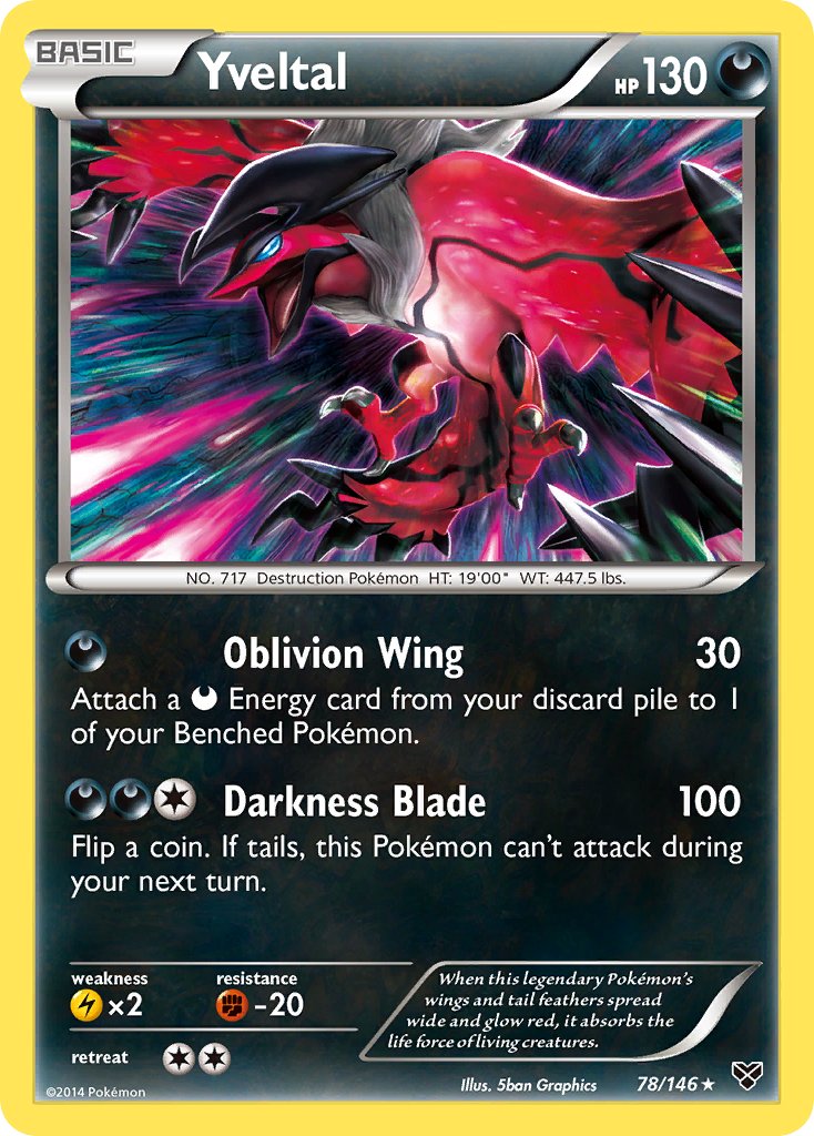 Yveltal (78/146) (Theme Deck Exclusive) [XY: Base Set]