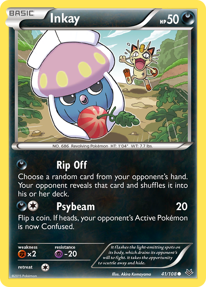 Inkay (41/108) [XY: Roaring Skies]