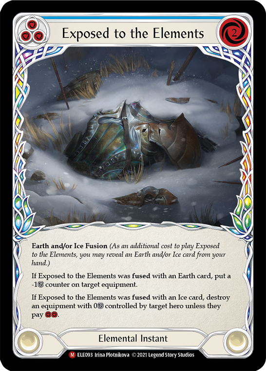 Exposed to the Elements [ELE093] (Tales of Aria)  1st Edition Rainbow Foil