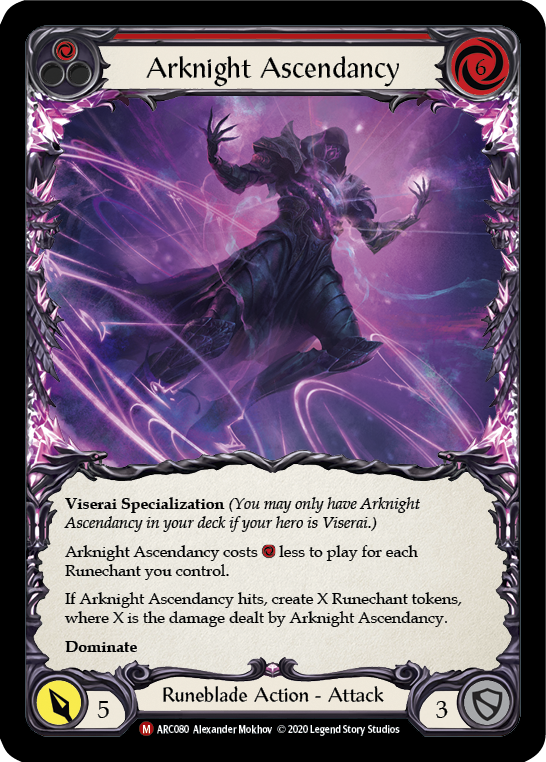 Arknight Ascendancy [U-ARC080] (Arcane Rising Unlimited)  Unlimited Rainbow Foil