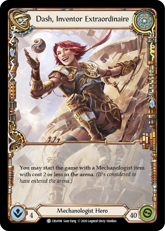 Dash, Inventor Extraordinaire [CRU098] (Crucible of War) 1st Edition N