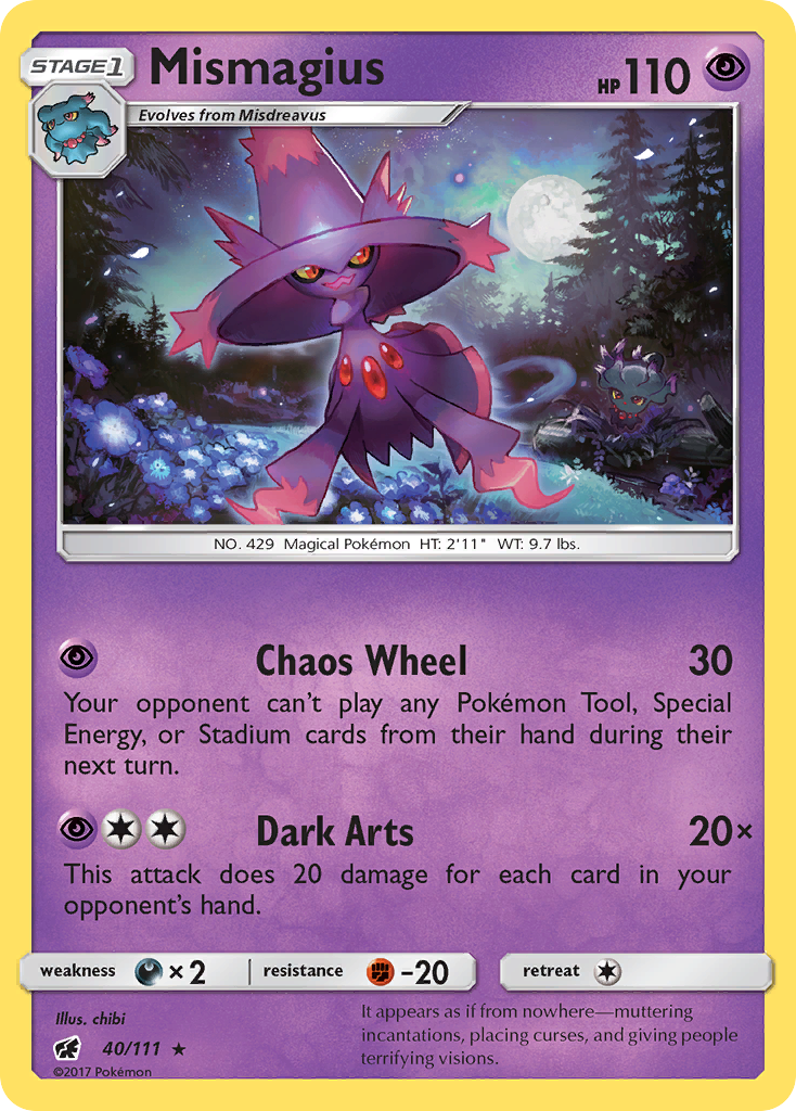 Mismagius (40/111) [Sun & Moon: Crimson Invasion]