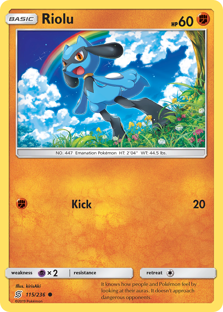 Riolu (115/236) [Sun & Moon: Unified Minds]