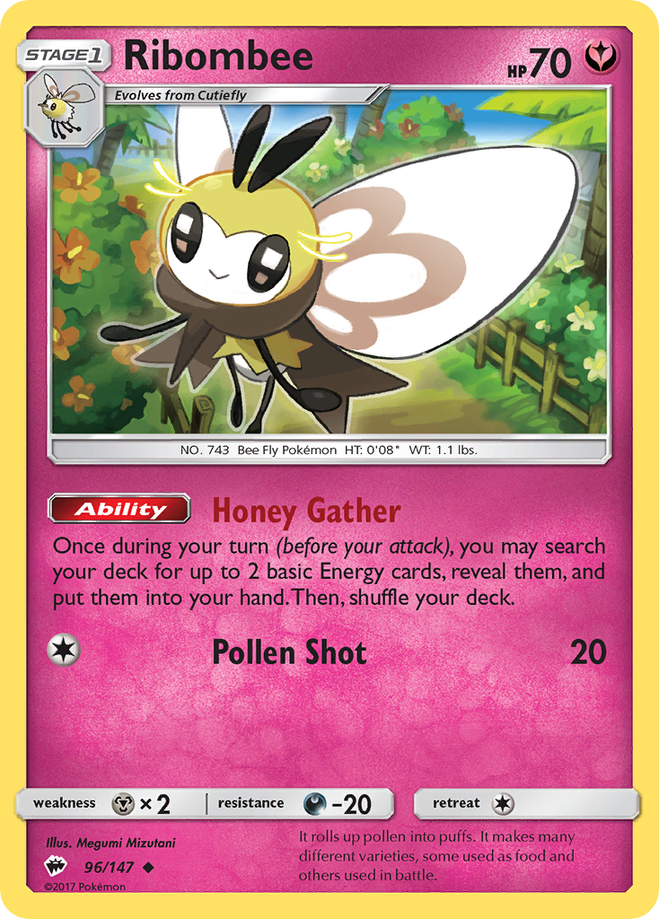 Ribombee (96/147) [Sun & Moon: Burning Shadows]