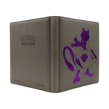 Ultra PRO: Premium Leather 9 Pocket Binder  - Mewtwo