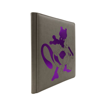 Ultra PRO: Premium Leather 9 Pocket Binder  - Mewtwo