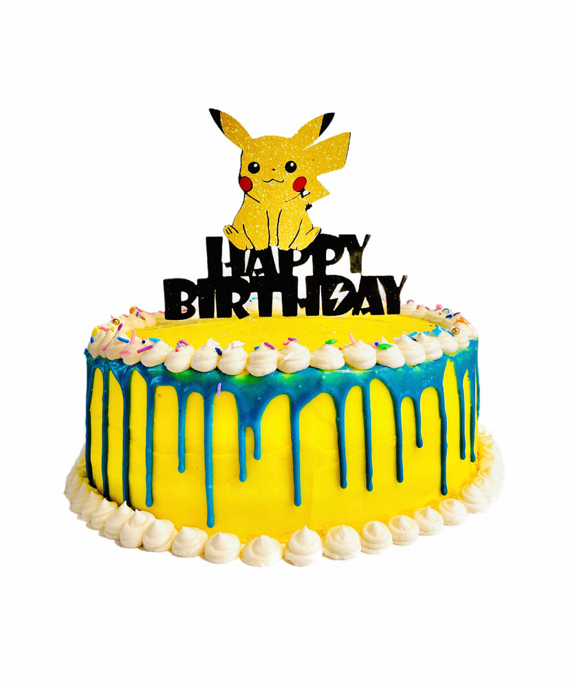 Pikachu Cake for Zachary's 7th birthday! | Happy Cake Studio