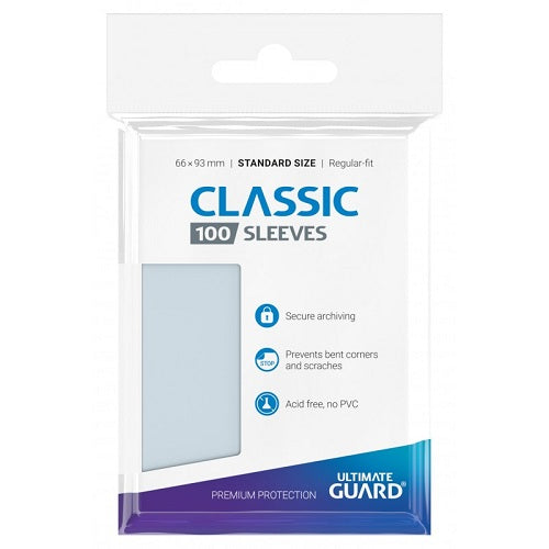 Ultimate Guard Classic Soft Standard Sleeves - 100 Pack