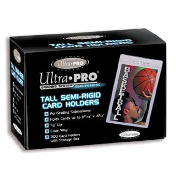 Ultra Pro - Tall Semi Rigid Card Savers - 200 ct (Tall Size)