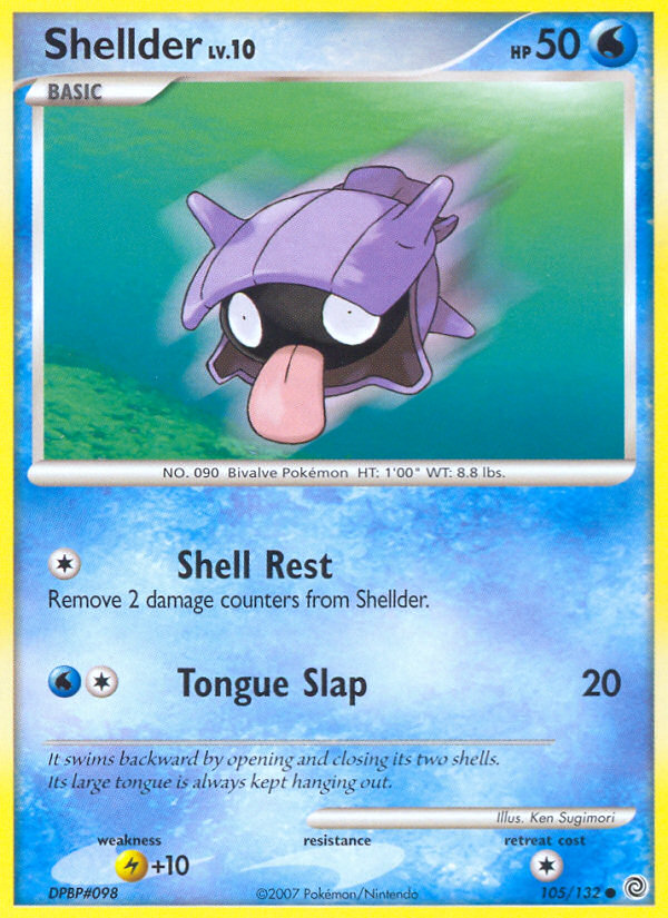 Shellder (105/132) [Diamond & Pearl: Secret Wonders]