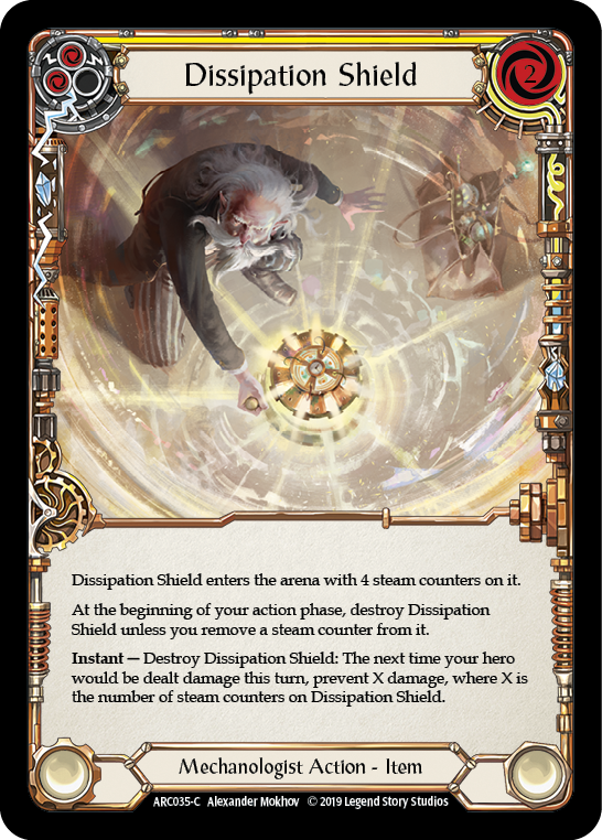 Dissipation Shield [ARC035-C] (Arcane Rising)  1st Edition Rainbow Foil