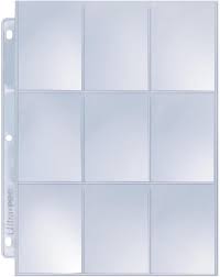 Ultra Pro Silver Binder Pages (Single Pages)