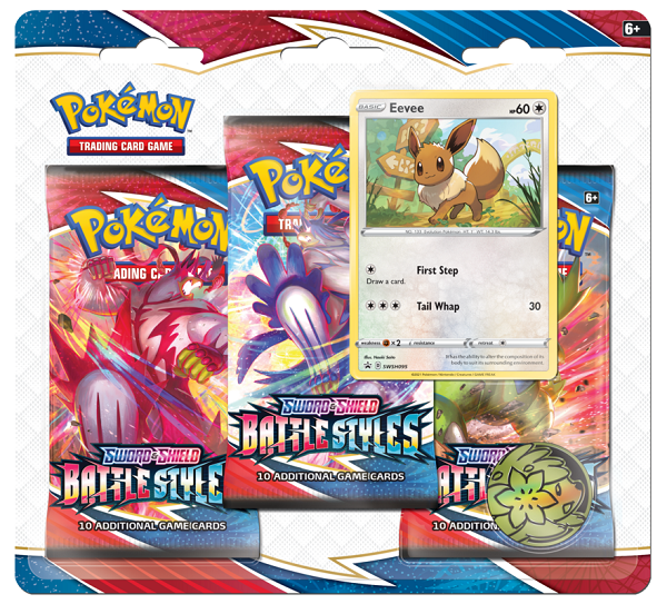 SWSH5 Battle Styles - 3 Pack Blister (Select Promo)