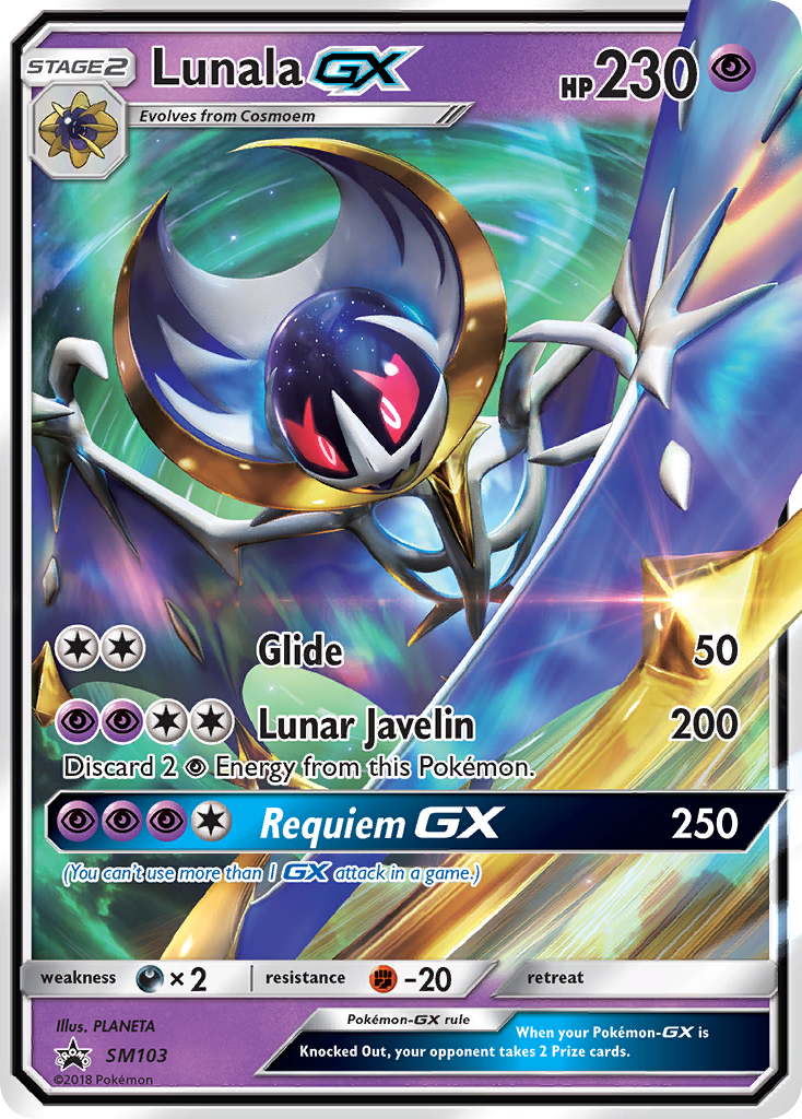 Lunala GX (SM103) [Sun & Moon: Black Star Promos]