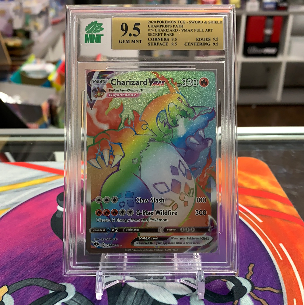 Good Pokemon Charizard VMAX Rainbow Secret