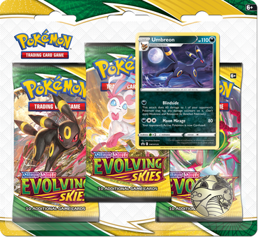 SWSH7 Evolving Skies 3 Pack Blister